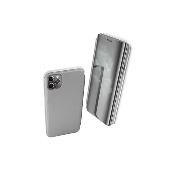 FUNDA CARCASA FLIP COVER PLATA PARA IPHONE 11 PRO MAX