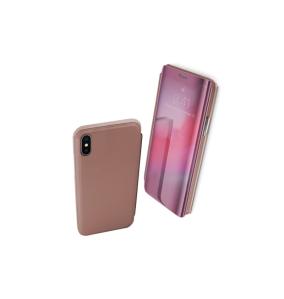 FUNDA CARCASA FLIP COVER ROSADO PARA IPHONE X / XS