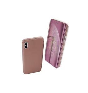 FUNDA CARCASA FLIP COVER ROSADO PARA IPHONE XS MAX