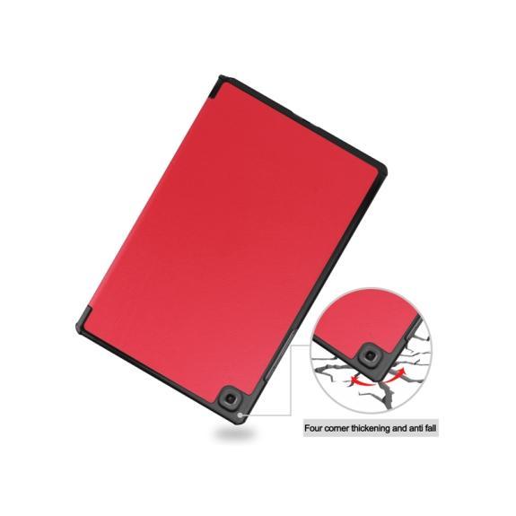 FUNDA DE CUERO PARA SAMSUNG GALAXY TAB A7 10.4" ROJO