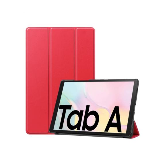 FUNDA DE CUERO PARA SAMSUNG GALAXY TAB A7 10.4" ROJO