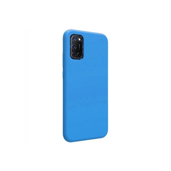 FUNDA CARCASA DE SILICONA SUAVE COLOR AZUL PARA OPPO A52 / A72