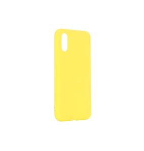 FUNDA SILICONA SUAVE AMARILLO PARA SAMSUNG GALAXY A01 CORE