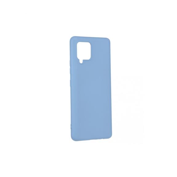 FUNDA CARCASA DE SILICONA SUAVE AZUL PARA SAMSUNG GALAXY A42 5G