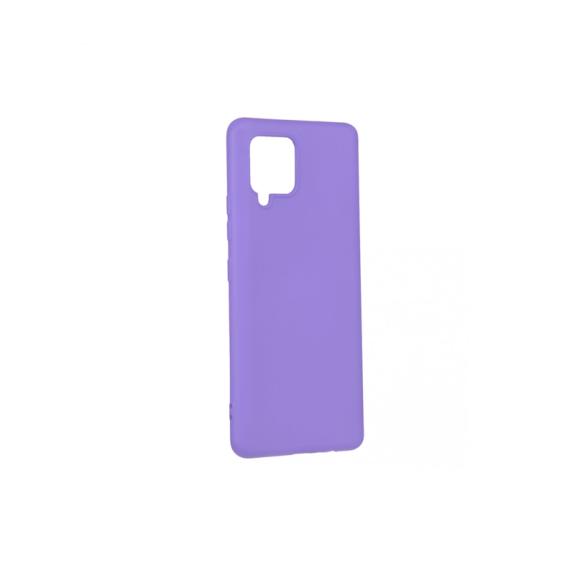 FUNDA CARCASA DE SILICONA SUAVE LILA PARA SAMSUNG GALAXY A42 5G