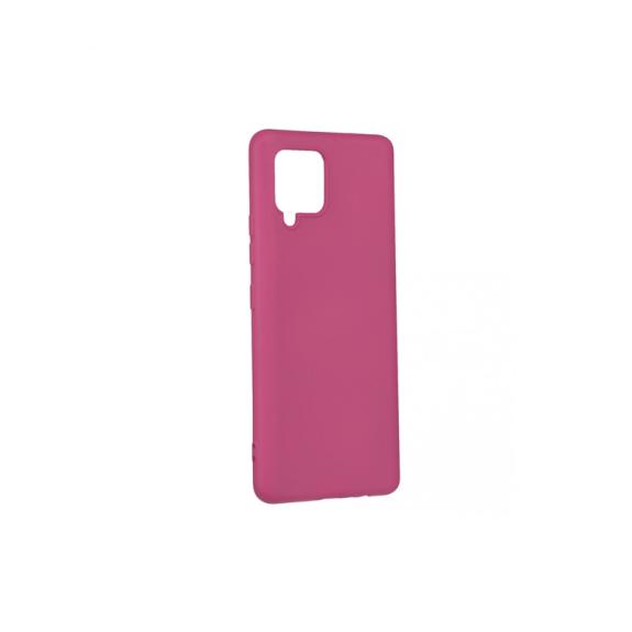 FUNDA CARCASA DE SILICONA SUAVE ROSA PARA SAMSUNG GALAXY A42 5G