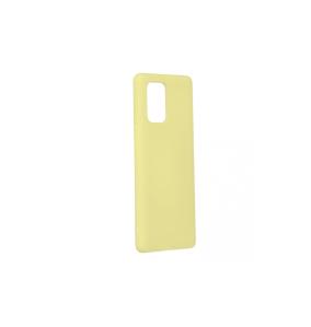 FUNDA DE SILICONA AMARILLO PARA SAMSUNG GALAXY A91/S10 LITE