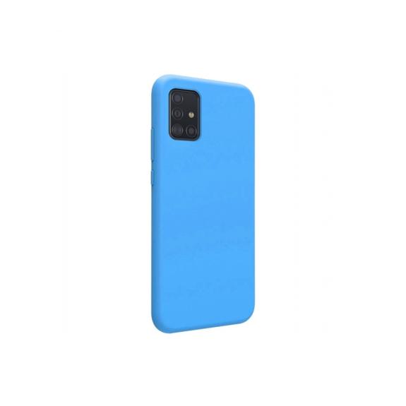 FUNDA DE SILICONA SUAVE COLOR AZUL PARA SAMSUNG GALAXY M51