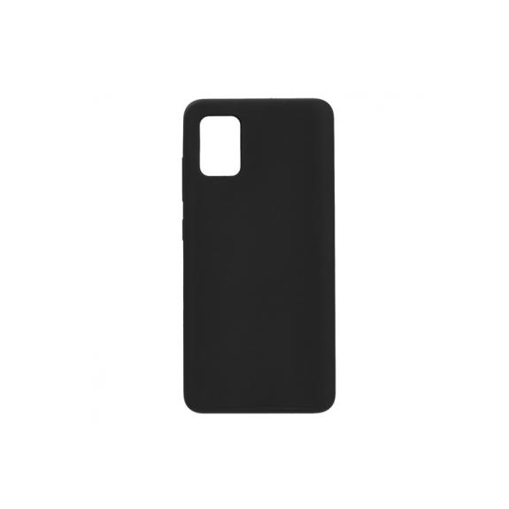 FUNDA DE SILICONA SUAVE COLOR NEGRO PARA SAMSUNG GALAXY M51