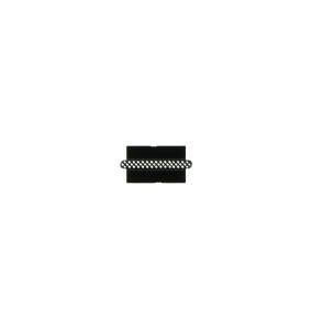 REJILLA ANTIPOLVO AURICULAR CON MARCO PARA HUAWEI P9 LITE NEGRO