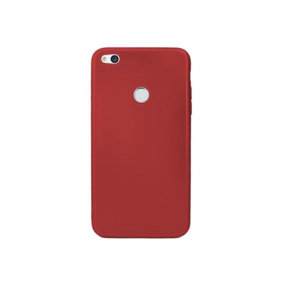FUNDA CARCASA GEL TPU COLOR ROJO PARA HUAWEI P8 LITE 2017
