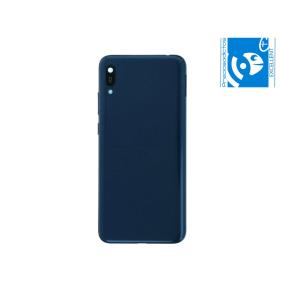 TAPA CUBRE BATERIA CON LENTE PARA HUAWEI Y6 PRO 2019 AZUL