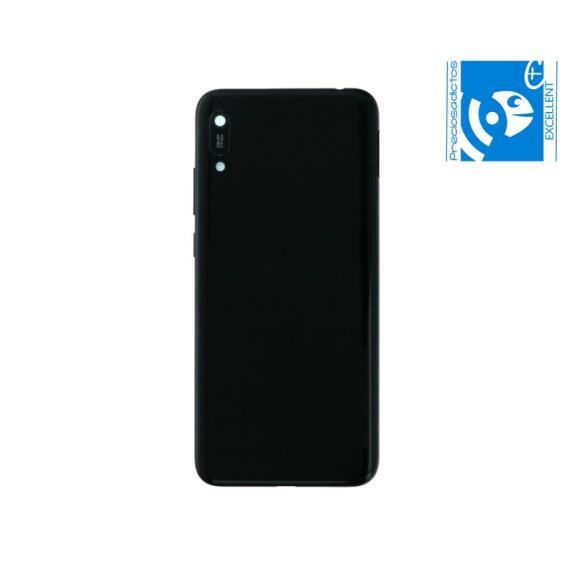 TAPA CUBRE BATERIA CON LENTE PARA HUAWEI Y6 PRO 2019 NEGRO