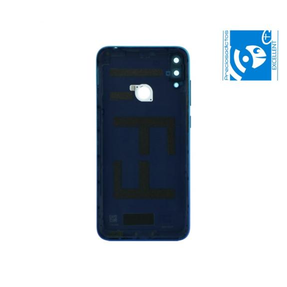 TAPA TRASERA CON LENTE PARA HUAWEI Y7 2019 / Y7 PRIME 2019 AZUL