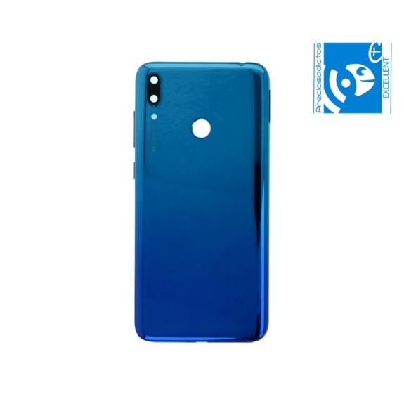 TAPA TRASERA CON LENTE PARA HUAWEI Y7 2019 / Y7 PRIME 2019 AZUL