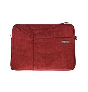 Universal red fabric case c / zipper for Tablet 13.3 "