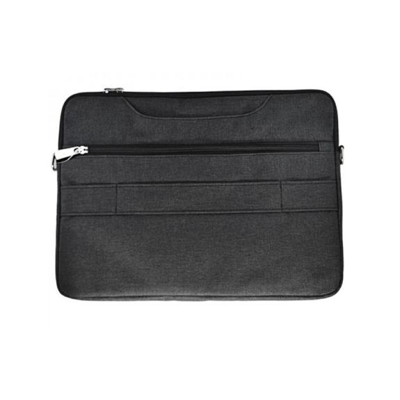 FUNDA UNIVERSAL DE TELA COLOR NEGRO PARA TABLET DE 15.6"