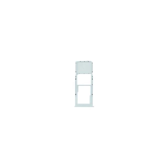Bandeja SIM + SD para Samsung Galaxy A21S blanco