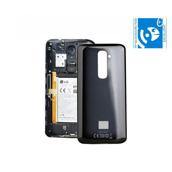 TAPA TRASERA CUBRE BATERIA PARA  LG OPTIMUS G2 NEGRO