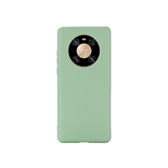 FUNDA DE SILICONA SUAVE COLOR TURQUESA HUAWEI MATE 40 PRO PLUS