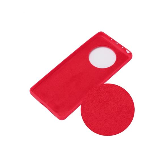 FUNDA DE SILICONA SUAVE COLOR ROJO HUAWEI MATE 40 PRO PLUS