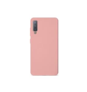 FUNDA DE SILICONA SUAVE COLOR ROSA SAMSUNG GALAXY A7 2018