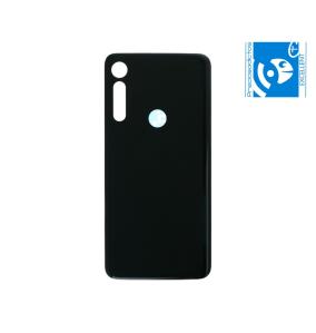 TAPA TRASERA CON ADHESIVO PARA MOTOROLA MOTO G8 PLAY NEGRO