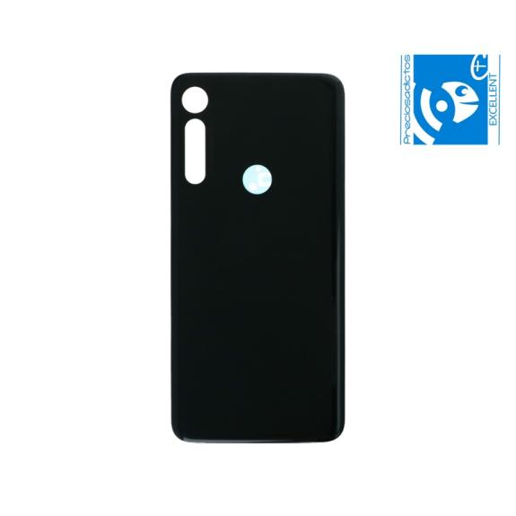 TAPA TRASERA CON ADHESIVO PARA MOTOROLA MOTO G8 PLAY NEGRO