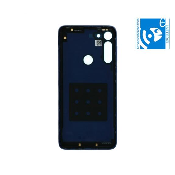 TAPA TRASERA CUBRE BATERIA PARA MOTOROLA MOTO G8 AZUL