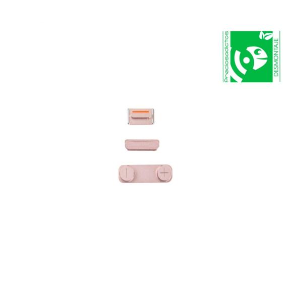 Botones laterales para iPhone SE rosa