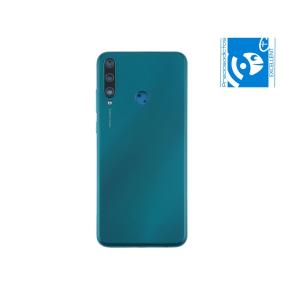 TAPA TRASERA CUBRE BATERIA CON LENTE PARA HUAWEI Y6P VERDE