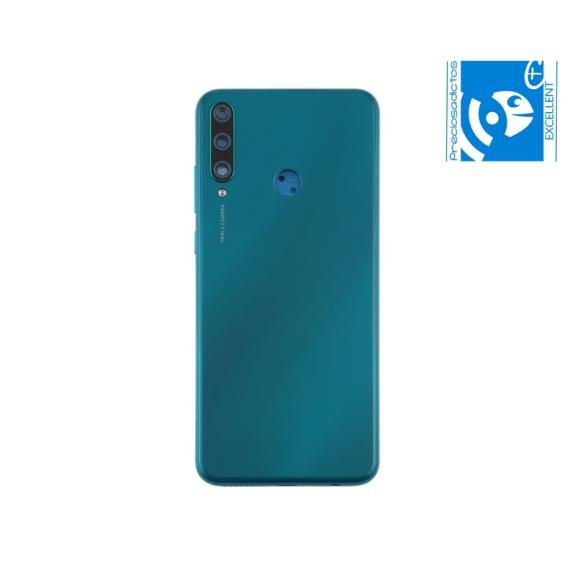 TAPA TRASERA CUBRE BATERIA CON LENTE PARA HUAWEI Y6P VERDE