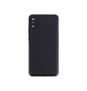TAPA TRASERA+LENTE Y BOTONES LATERALES PARA HUAWEI Y6 2019 NEGRO