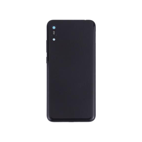 TAPA TRASERA+LENTE Y BOTONES LATERALES PARA HUAWEI Y6 2019 NEGRO