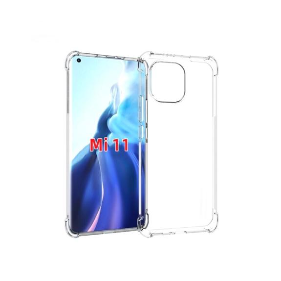 PACK FUNDA TPU Y TEMPLADO 3D PARA XIAOMI MI 11 TRANSPARENTE