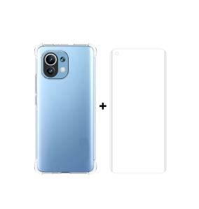 PACK FUNDA TPU Y TEMPLADO 3D PARA XIAOMI MI 11 TRANSPARENTE