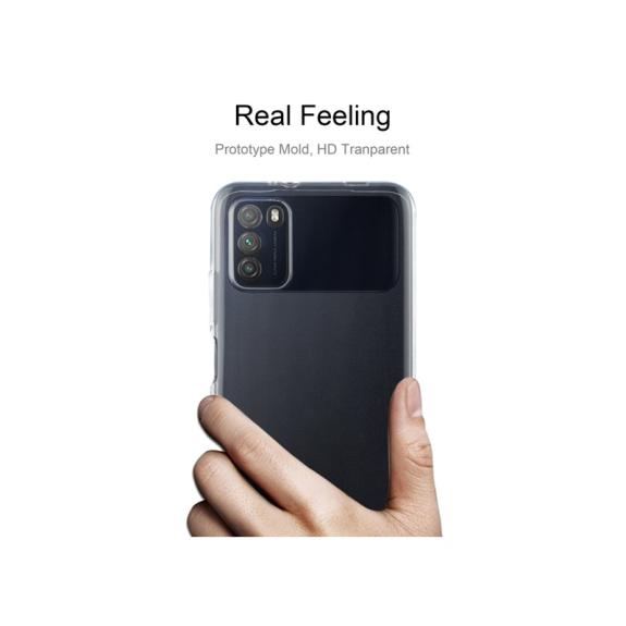 FUNDA PROTECTORA GEL TPU PARA XIAOMI POCO M3 TRANSPARENTE