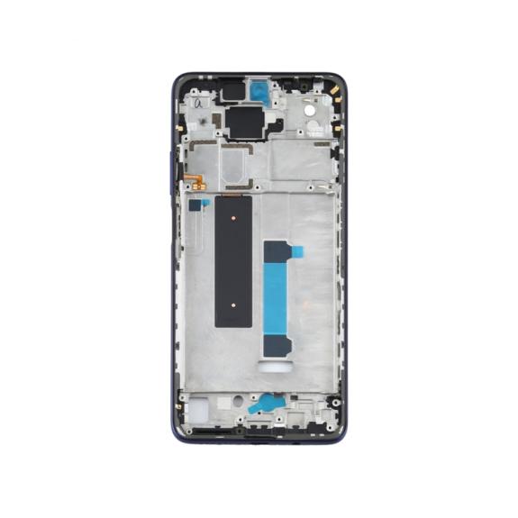 MARCO FRONTAL CUERPO CENTRAL PARA XIAOMI MI 10T LITE 5G AZUL