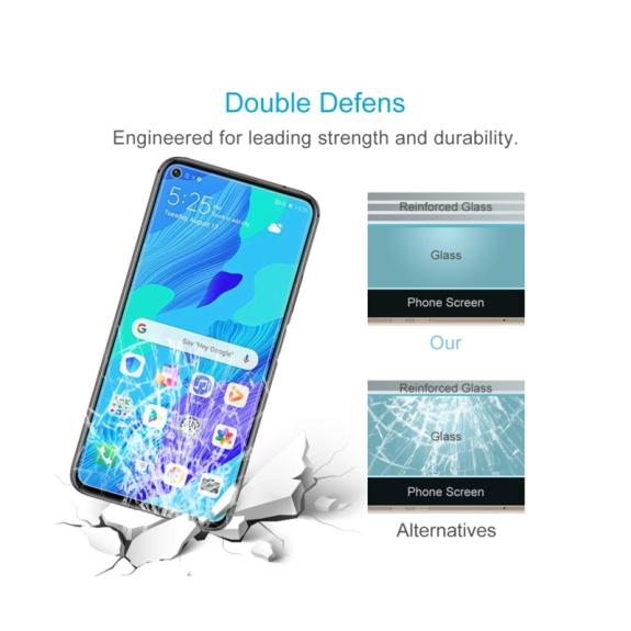 CRISTAL TEMPLADO 2.5D PARA HUAWEI NOVA 5T TRANSPARENTE