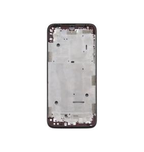 MARCO FRONTAL CUERPO CENTRAL PARA MOTOROLA MOTO G8 PLUS ROJO