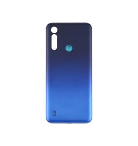 TAPA TRASERA PARA MOTOROLA MOTO G8 POWER LITE AZUL OSCURO