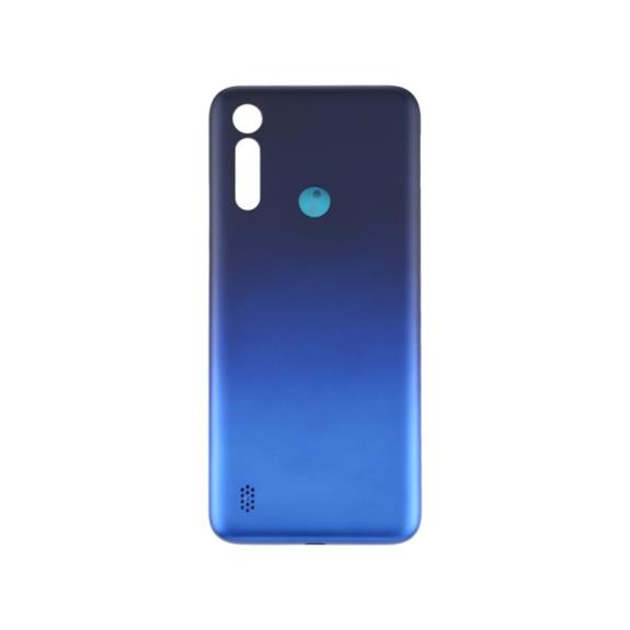 TAPA TRASERA PARA MOTOROLA MOTO G8 POWER LITE AZUL OSCURO