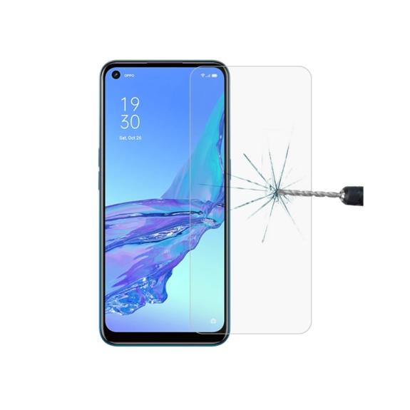 CRISTAL TEMPLADO 2.5D PARA OPPO A53 2020 TRANSPARENTE