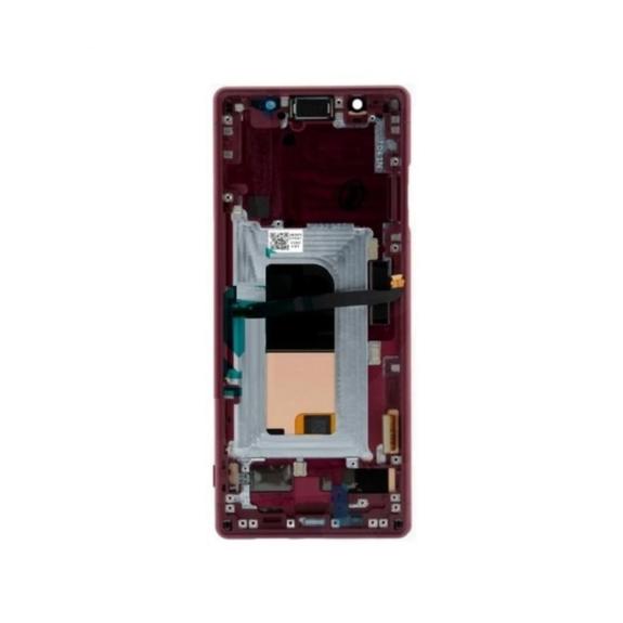 PANTALLA TACTIL LCD COMPLETA PARA SONY XPERIA 5 CON MARCO ROJO