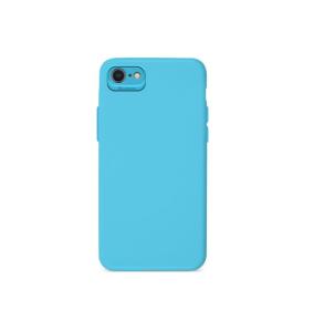 FUNDA SILICONA MARCO DE CAMARA 3D AZUL PARA IPHONE 7 / 8 / SE