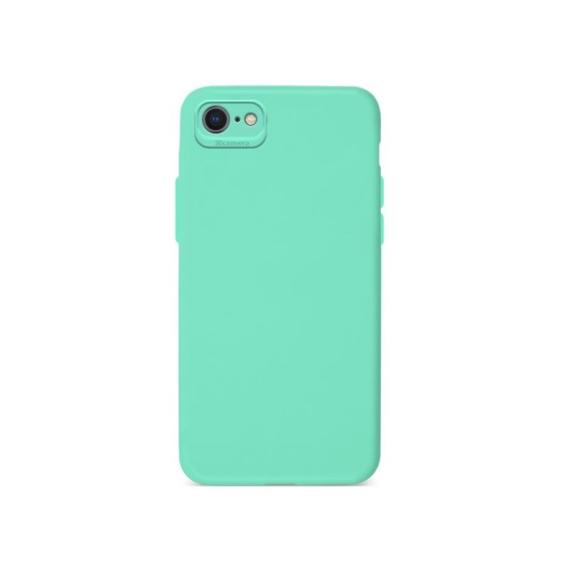 FUNDA DE SILICONA CAMARA 3D TURQUESA PARA IPHONE 7 / 8 / SE 2020