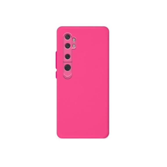 FUNDA DE SILICONA CAMARA 3D FUCSIA PARA XIAOMI MI NOTE 10 LITE