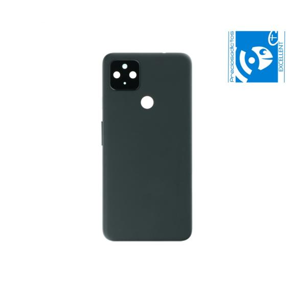 TAPA CUBRE BATERIA CON LENTE PARA GOOGLE PIXEL 4A 5G NEGRO