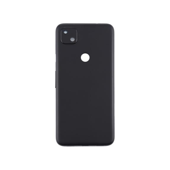 TAPA TRASERA CUBRE BATERIA CON LENTE PARA GOOGLE PIXEL 4A NEGRO