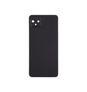 TAPA TRASERA CUBRE BATERIA CON LENTE PARA GOOGLE PIXEL 4 NEGRO